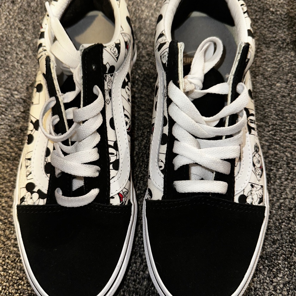Vans Black and White Women's Shoes